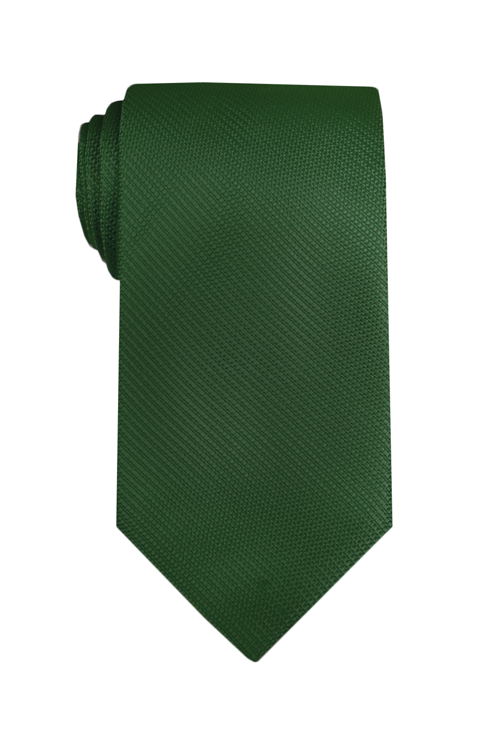 TigerTie cravatta verde scuro oliv monocromatico Uni